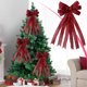 thumbnail image 1 of Decoraciones de lazos Decoraciones navideñas Decoración de lazos navideños Decoración de lazos para árboles de Navidad Decoraciones navideñas Adornos navideños Decoraciones navideñas para exteriores D, 1 of 7