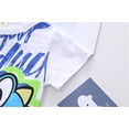thumbnail image 3 of Futezty Toddler Boys Clothes Summer Outfit Sets, Baby Girls Boys Clothes Baby Outfits Shirts Sets Toddler Cartoon Print Pattern Short Sleeve Two-piece Sut, 3 of 9
