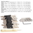 thumbnail image 3 of Juego de 22 brocas para bisagra, orificio para cerradura autocentrante, perforadora, juego de herramientas para puerta y ventana, 3 of 8