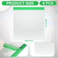 thumbnail image 2 of LAICAIW 6 Pcs Sacs de Congélation Réutilisables, Grands Sacs de Congélation d'Un Gallon Sacs de Rangement pour Aliments Compatibles Lave-Vaisselle Sacs à Fermeture Éclair Réutilisables en Silicone Étanches pour Fruits Sandwich Légumes Mariner Viande (Vert), 2 of 6