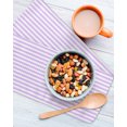 thumbnail image 3 of Purple White Stripe Kitchen Dish Towels for Drying Dishes Set of 2, Modern Minimalist Geometric Striped Waffle Weave Microfiber Hand Tea Bathroom Towels Quick Dry & Absorbent Towel 12x12, 3 of 7