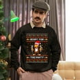 thumbnail image 5 of Christmas Sweatshirt, Ready For The Party Funny Thanksgiving Turkey Sweatshirt, Witty Holiday Sweatshirt, Unique Autumn Gift for Women & Men, 5 of 5