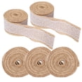 thumbnail image 4 of Durable Lace Linen Roll, Soft Burlap Ribbon Roll, Party For Birthday, 4 of 8
