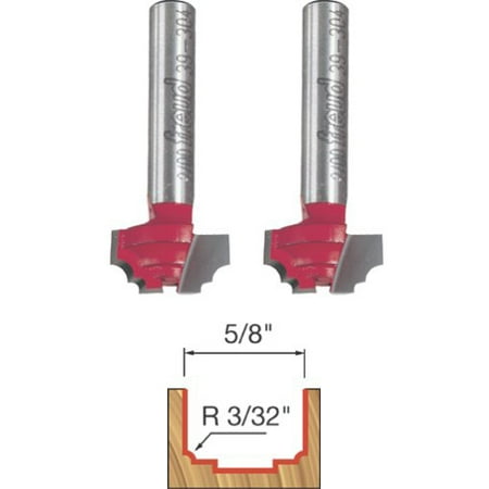 

Freud Genuine 3/32 Radius Classical Beading Groove Bit With 1/4 Shank 2-Pack # 39-304-2PK