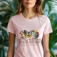 thumbnail image 5 of God Is Still Writing Your Story Christian Graphic T-Shirt for Women, White, Size 3XL, 5 of 6