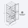 thumbnail image 5 of Armario Ropero Organizador Modular Closet Ropa Plástico Taupe Rimax, 5 of 5