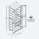 thumbnail image 5 of Armario Ropero Organizador Modular Closet Ropa Plástico Taupe Rimax, 5 of 5
