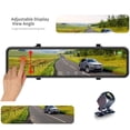 thumbnail image 3 of 11.26 Inch Cam 2.5K Touch Screen Car DVR stream media Camera Timelapse video Rearview Mirror Backup Night camera ,Easy to Use, 3 of 7
