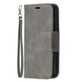 thumbnail image 4 of Allytech iPhone 12 Mini Case Wallet, PU Leather Slim Fit Magnetic Closure Hand Wrist Strap Shockproof Full Protection TPU Back Cover Shell for Apple iPhone 12 mini 5.4", Gray, 4 of 6