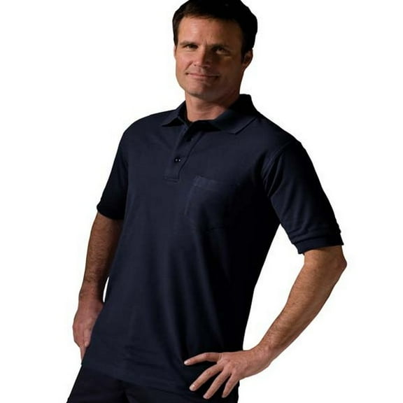 Edwards Garment Big And Tall Short Sleeve Pique Polo Pocket Shirt, Style 1505