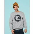 thumbnail image 2 of Astronaut Helmet Sweatshirt Men -Smartprints Designs, Male Small, 2 of 4