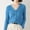 Blue, variant on Ladies Sweaters Clearance Ribbed Soft Cardigan Lightweight Open Front Oversized Cardigans Fall Long Sleeve 2024 Fall Outfits Fall Clothes Prime Sales Day