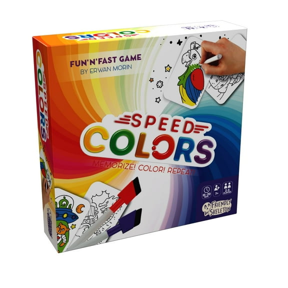 Speed Colors Family Game for Ages 6 and up, from Asmodee