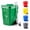 Green, variant on 2026 New Creative Trash Bin Ceramic Mug with Lid & Spoon - 400ml Funny Recycling Bin Coffee Mug, Novelty Trash Can Shaped Mug for Coffee Milk, Storage for Pencils & Pens, Funny Gag Gift (Blue)