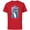 Red, variant on Disney Princess Belle Like a Rose, I Stand Tall - Short Sleeve Cotton T-Shirt for Adults - Customized-Black
