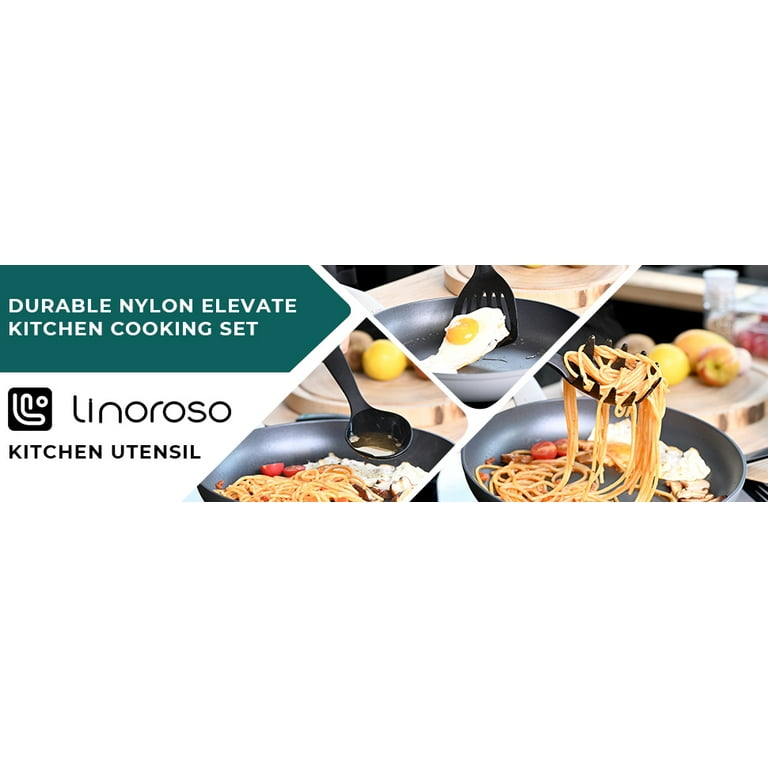 Linoroso 7-Piece Nylon Kitchen Utensil Set Linoroso
