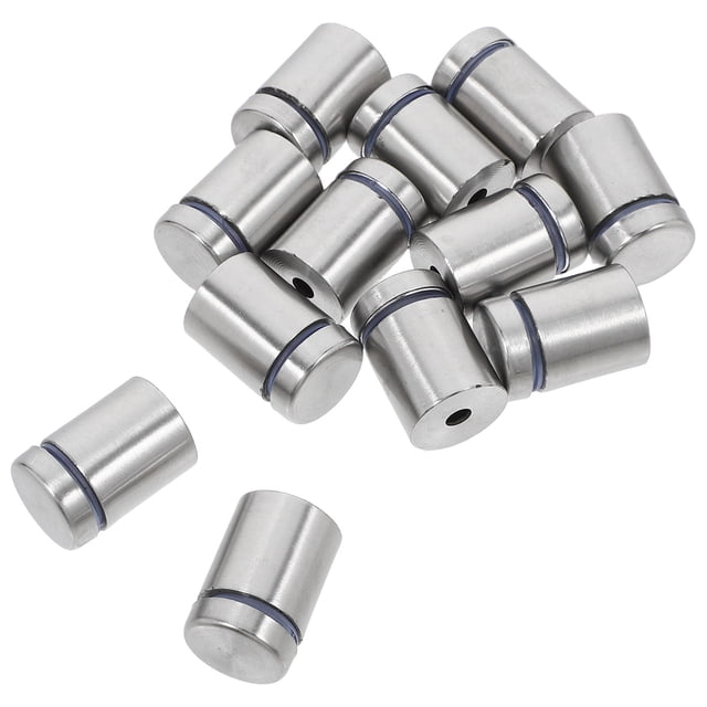 unbranded 12Ud De Montaje Para Carteles Con Tornillos De Inoxidable Color Plata