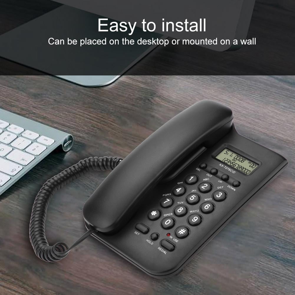 OTVIAP Home Hotel Wired Desktop Wall Phone Office Landline Telephone