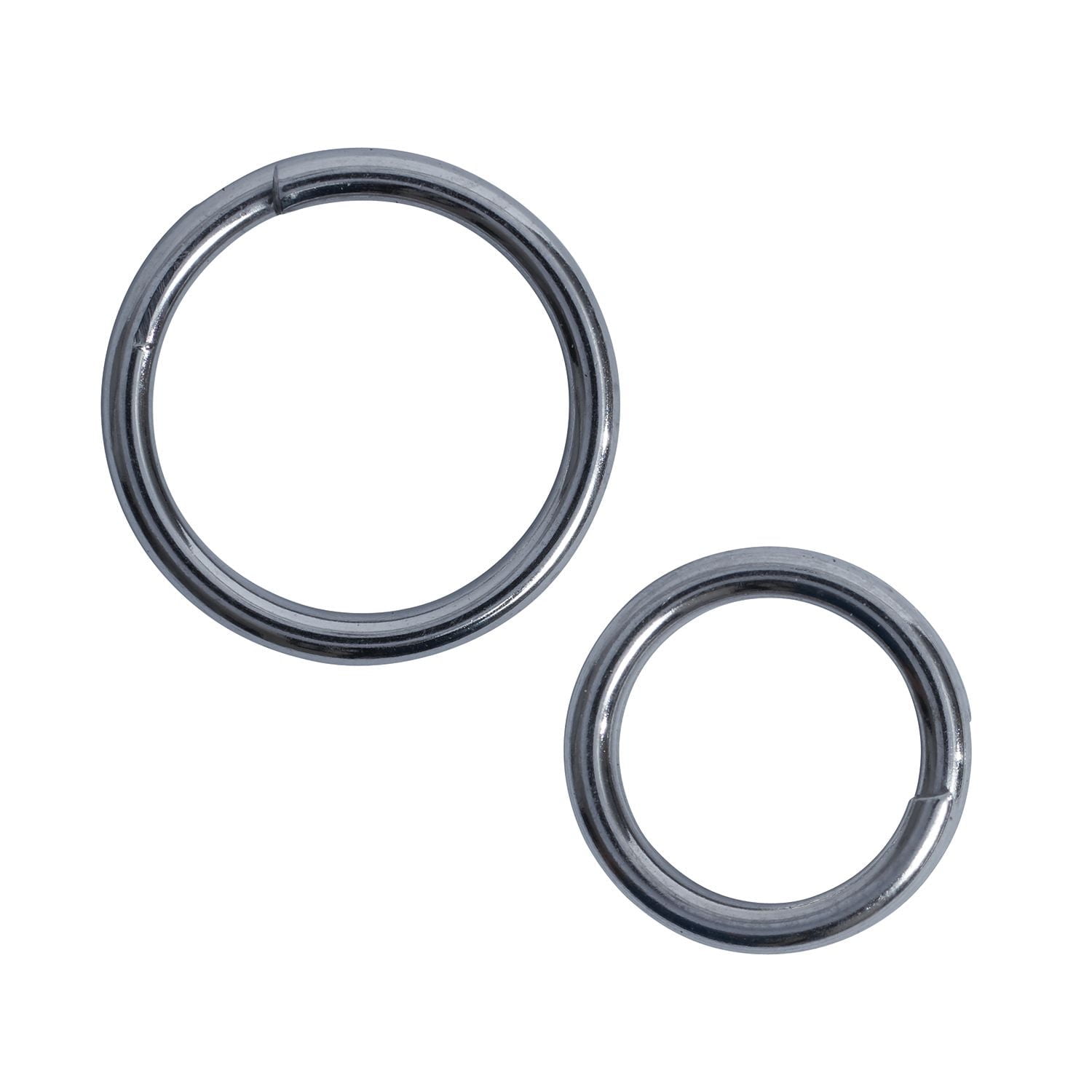 Eagle Claw Q01143XS-AST Split Rings, Nickel, Assorted Extra Small Sizes, 12Pk, Split Rings, Nickel
