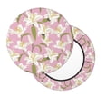 thumbnail image 7 of Uemuo Lilies Flowers Pattern Round Bar Stool Seat Covers Washable Stool Cushion Slipcover Elastic Bar Chair Covers-, 7 of 7