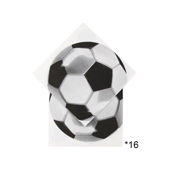 World Cup Soccer Themed Disposable Tableware, 8-Person Football Paper Plates Napkins Cutlery for Fan Parties & Decor