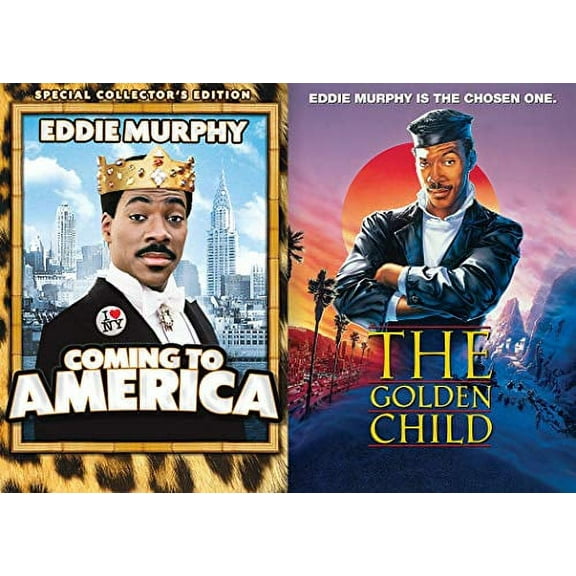 From African Price To The Chosen ONE- Eddies Greatest Hits: COMING TO AMERICA (Special Collector's Edition) & THE GOLDEN CHILD DVD Bundle 2 Feature Films