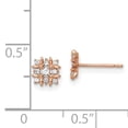 thumbnail image 3 of 14k Madi K Rose Gold Fancy CZ Earrings, 3 of 3