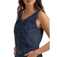 thumbnail image 5 of Lee® Women's Heritage V-Neck Sleeveless Button Down Top, Sizes XS-XXL, 5 of 7