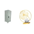 thumbnail image 1 of Luzkey Mini Locker Cabinet Leaf Statue Iron Figurine Home Organization Space Saving Stackable Dustproof Storage Bin Organizer Decorative Birthday Gift Collectible Ornament Sculpture for, 1 of 8