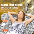thumbnail image 3 of KFFKFF 480 lb Capacity Double Quilted Fabric Hammock Two-Person Hammock with Stand, 3 of 10