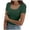 Dark Green, variant on Womens T Shirts, Womens Summer Short Sleeve Square Neck Ribbed Slim Fitted Casual Tshirt Tops Tee Light Gray XXXL