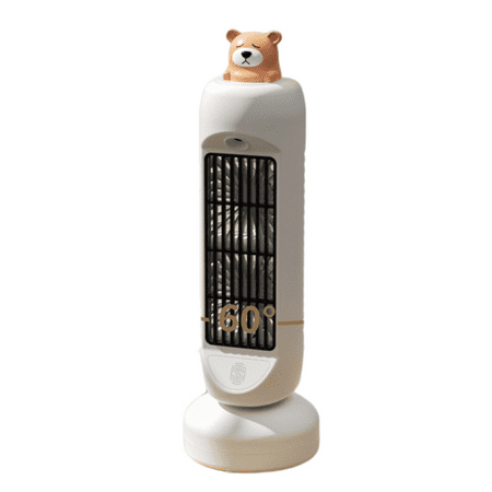 

Mini Spray Small Fan Tower Fan Portable Electric Oscillating Fan Silent Cooling Fan 3 Speed Wind Model Home Bedroom Office Student Accommodation Room Portable Outdoor Fan