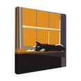 thumbnail image 2 of Trademark Fine Art 'Cat on a Window Sill II' Canvas Art by Emily Kalina, 2 of 4