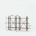 thumbnail image 2 of Davee Antique Walnut Color Bookshelves-70.86"W*43"H, 2 of 3