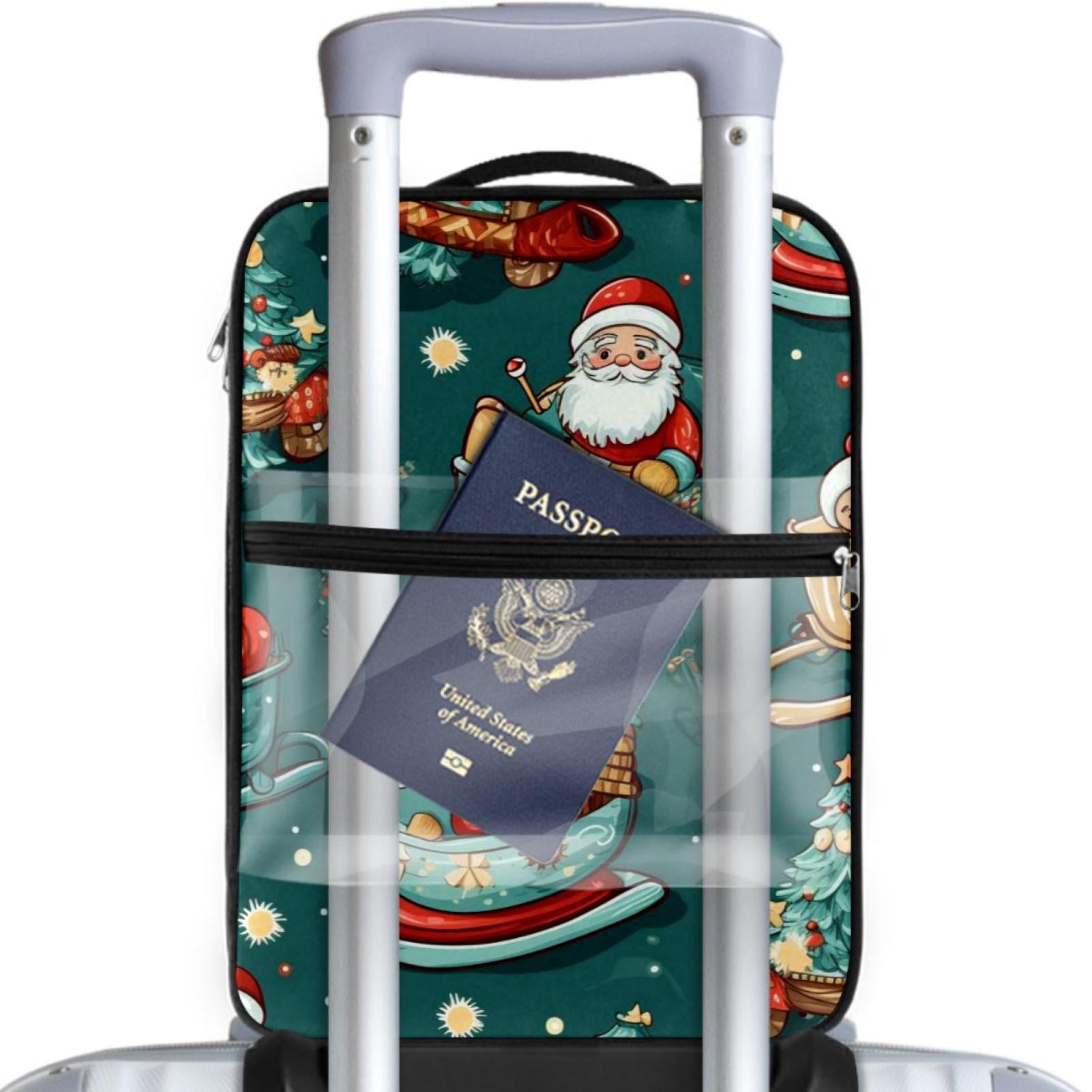 Christmas sled Polyester Shoe Storage Containers, 23x31cm/9x12in, Stackable Organizer Box for Sneakers and Heels