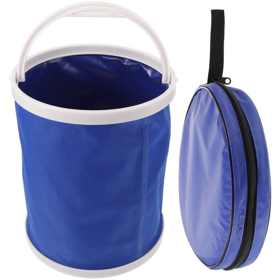 Folding Bucket Bucket Wash Car Portable Water Bucket Folding Wash Basin Fishing Water Pail