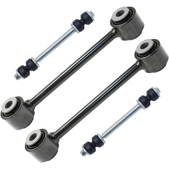 Detroit Axle - Rear Control Arms Sway Bars for Ford 2006-2010 Explorer Mercury Mountaineer 2007-2010 Explorer Sport Trac, 2 Lower Forward Control Arms 2 Sway Bar End Links 2008 2009 Replacement