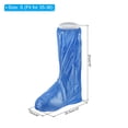 thumbnail image 2 of Uxcell Waterproof Shoes Cover Reusable Non Slip Rain High Top Overshoes with Zipper, Blue (S), 2 of 6