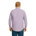 thumbnail image 2 of Big Kong camisa manga larga cuadros morados para hombre oversize tallas grandes, 2 of 5