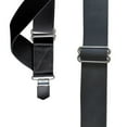 thumbnail image 4 of SGFCWSX Men's Utility X-Back Suspenders, Elastic Adjustable 4-Clip Outdoor Black, 4 of 8