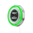 thumbnail image 2 of University of North Dakota (Hockey) 15" Double Neon Wall Clock, 2 of 5