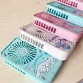 thumbnail image 3 of Ventilador Kawaii Sanrio Hellokittyed My Melody Kuromi Cinnamoroll, ventilador de escritorio portátil recargable por Usb, soporte portátil para verano al aire libre, 3 of 4