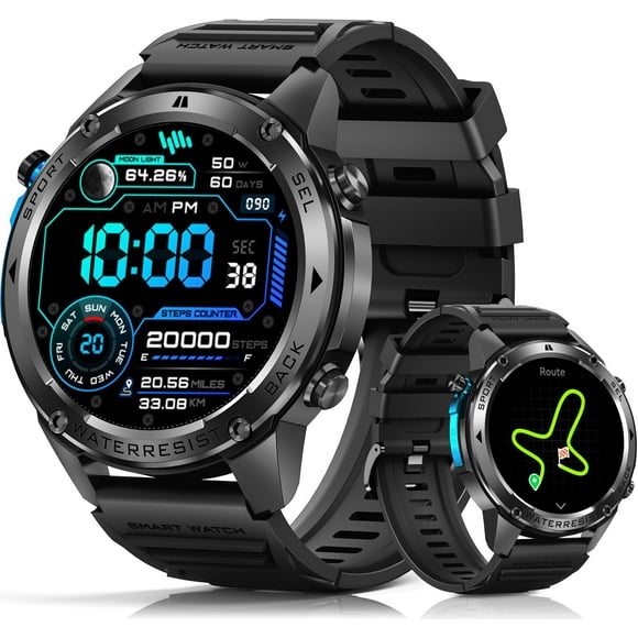 Reloj PODOEIL Military Smart AMOLED GPS 5ATM de 1,43 pulgadas