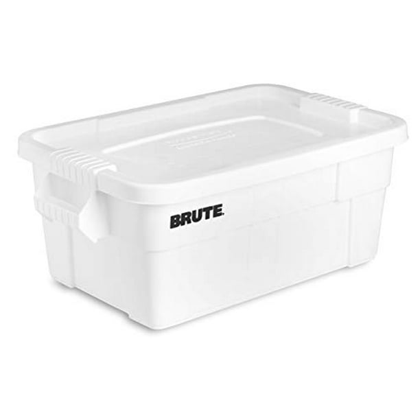 Rubbermaid Commercial Products BRUTE Tote Storage Container with Lid