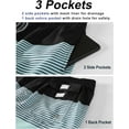 thumbnail image 5 of Mens Swim Trunks 9" Quick Dry Stretch Swim Shorts Mesh Lining Bathing Suits Swimwear Beach Shorts with Pockets, 5 of 6