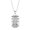 A, variant on Valentine's Day Gift to My Wife Husband Boyfriend Girlfriend Couple Lettering Necklace Stainless Steel Engraved Dog Tag Pendant I Love You Necklace Jewelry Birthday Gift