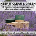 thumbnail image 2 of Eco-Friendly Laundry Sheets - Natural & Waste Free (Pack of 60 Strips), 2 of 5