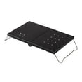 thumbnail image 2 of Mini mesa de campamento Accesorios de muebles portátiles de mesa lateral multifuncional plegable para caminatas de playa pesca de picnic al aire libre Negro, 2 of 8