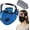 Dark Blue, variant on Reusable Carbon Filter Dust Mask with Adjustable Goggles, Anti-UV-5-Layer Filte with 10 Filters, Built for Woodworking