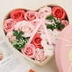 thumbnail image 3 of Rosa De Jabón Caja De Regalo Con Forma De Corazón De San Valentín Para Bodas Con Ramo De Jabón De Rosas Artificiales (Rosa), 3 of 3